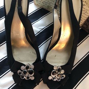 Nine West Black Satin shoes